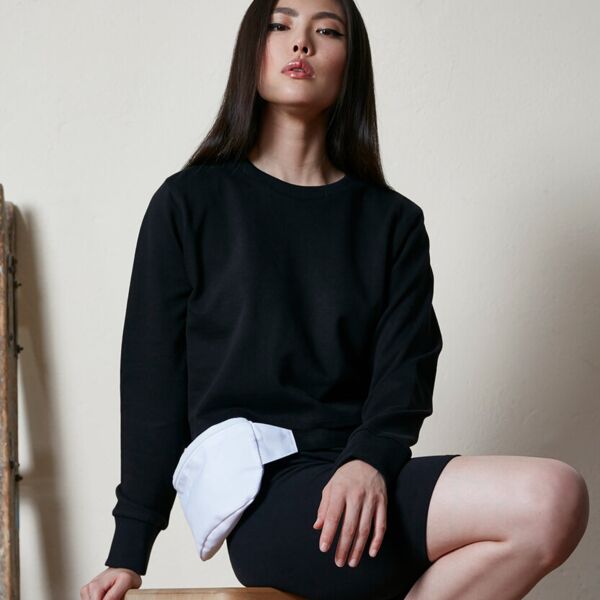 Women’s terry cropped crew Thumbnail