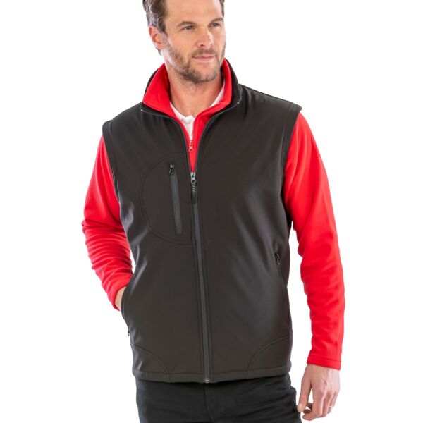Recycled 3 Layer Softshell Bodywarmer Thumbnail