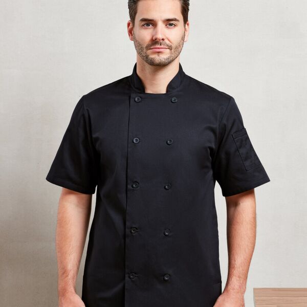 Short sleeve chef’s jacket Thumbnail