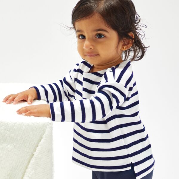 BabyBugz Baby Breton Long Sleeve T-Shirt Thumbnail