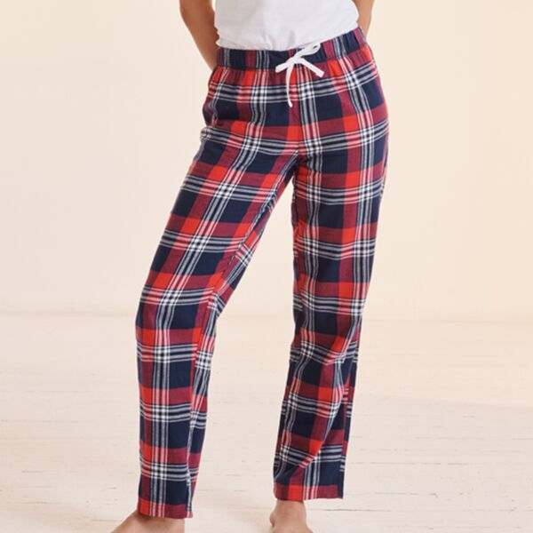 SF Clothing Ladies Tartan Lounge Pants Thumbnail