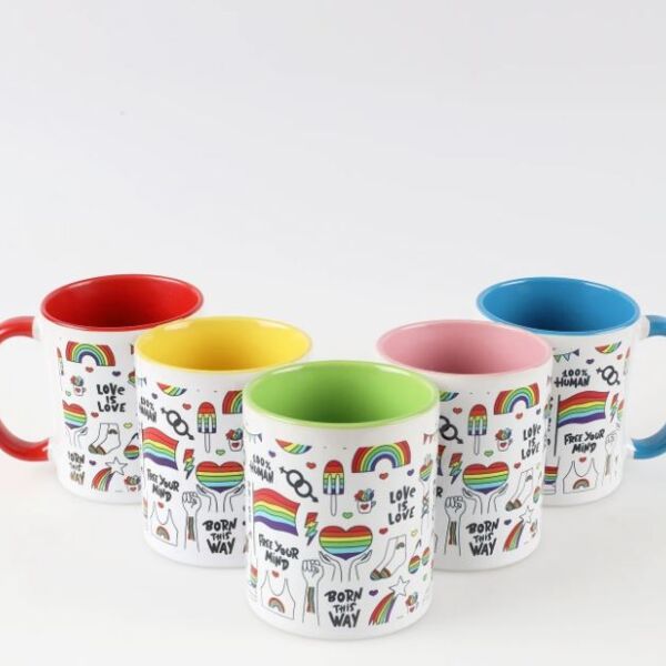 Colour Inner & Handle 11oz Mug Thumbnail
